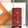 goyard bourget PM trolley suitcase red