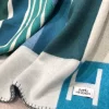 hermès Avalon Vibration Throw Blanket-Outremer