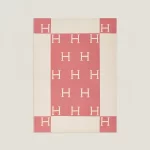 hermès Avalon baby blanket-13_ROSE AIRELLES / BLANC