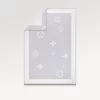 Louis Vuitton Plaid Monogram Flowers Blanket Gray