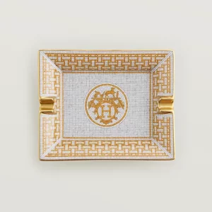 Hermès Mosaique au 24 Gold Ashtray