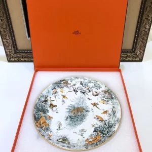 Hermès Carnets d’Equateur Large Dessert Plate