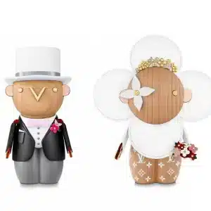 Louis Vuitton Vivienne Bride & Gaston Bridegroom Dolls
