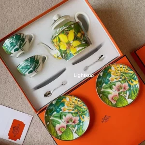 Hermès Passifolia set of 7 Tea Set