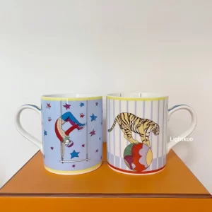 Hermès Circus Mugs N°1 Set of 2