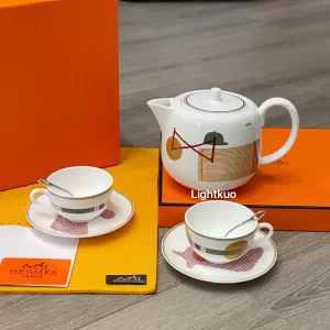 Hermès Saut set of 7 tea sets