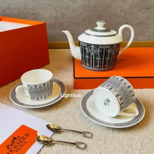 Hermès H Deco set of 7 Tea Set