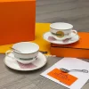 Saut Hermès Tea Cups and Saucers