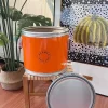 Hermes Box Drum Saddle BOX Orange