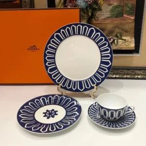 Hermes Bleus d’Ailleurs Set of 4 Tableware