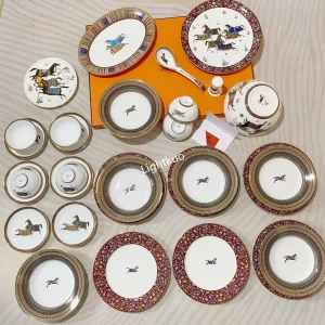 Hermes Cheval d’Orient Set of 29 Tableware
