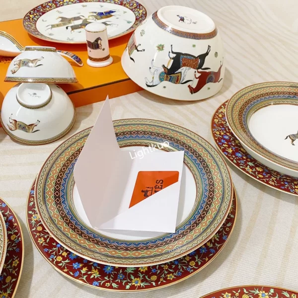 Hermes Cheval d’Orient Set of 29 Tableware